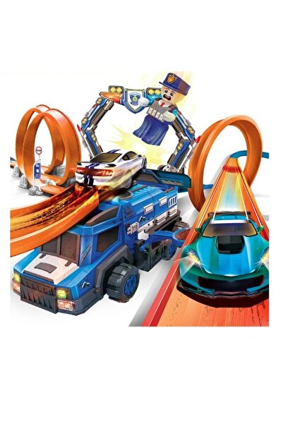 Generic مجموعة مضمار السباق التي تعمل بالبطارية لعبة مضمار السباق