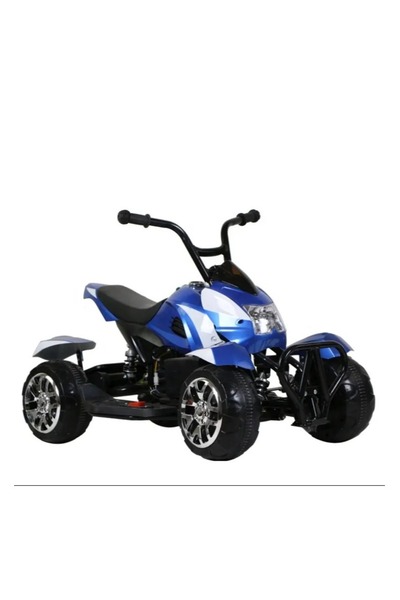 Generic دراجة نارية للشاطئ ألعاب كهربائية للأطفال سيارة 4 عجلات باللون الأزرق