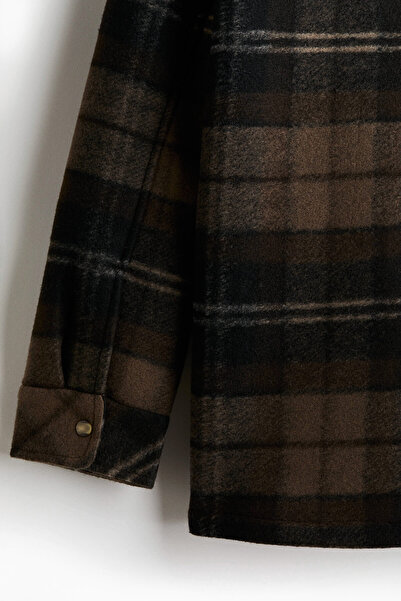 H&M Pelüş Astarlı Gömlek Ceket