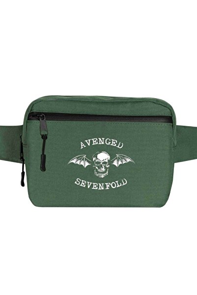 CrowsGate Geantă clasică Avenged Sevenfold, culoare verde