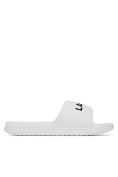 Lacoste Ανδρικές σαγιονάρες λευκές LACOSTE-749CMA0022 147 ΛΕΥΚΟ/ΜΑΥΡΟ