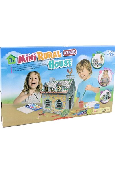 Generic أثاث ورقي مضحك، ألعاب DIY، منزل ريفي صغير للأطفال، لعبة التظاهر