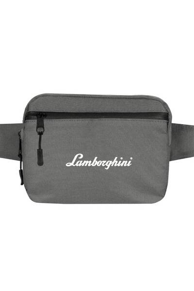 CrowsGate حقيبة خصر من لامبورغيني تيكس، لون رمادي