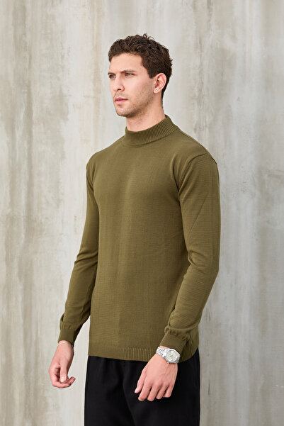 No Way Ανδρικό πουλόβερ εφαρμοστό Half Fisherman Basic