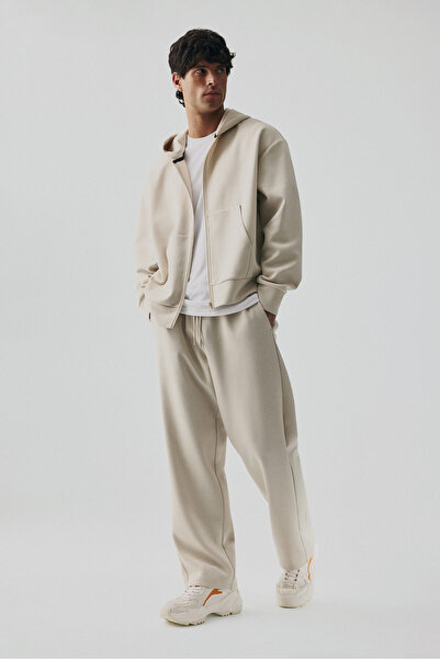 H&M Kapüşonlu ve Fermuarlı Üst Oversized Fit DryMove™