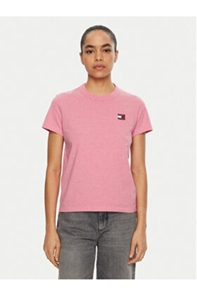 Tommy Jeans Women's T-Shirt DW0DW20153 Pink