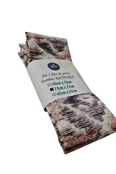 Solena Set of 2 cotton pillowcases Ranforce