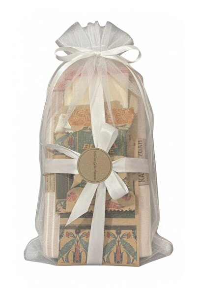 Bursa Home Gelin Hamamı Özel Peştemal,Yüz Kese,İpek Kese,Sabun Set & Hediyelik Set