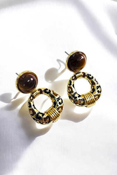 PETEK AKSESUAR Metal Sallantili Küpe