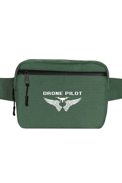 CrowsGate حقيبة خصر للطيارين بدون طيار 3 باللون الأخضر