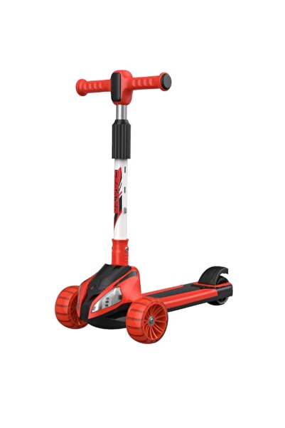 Generic سكوتر ركل محمول بثلاث عجلات مزود بإضاءة LED