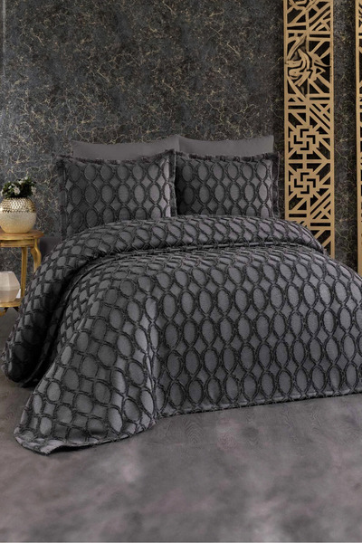 Newsevinç Ev Tekstili Lisa Double Bedspread Pike Set