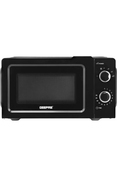 Geepas 20L Microwave Oven 1100W GMO1899-20LS-BL (Black)
