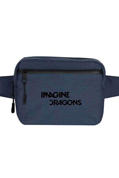 CrowsGate Geantă Imagine Dragons Logo Culoare Bleumarin