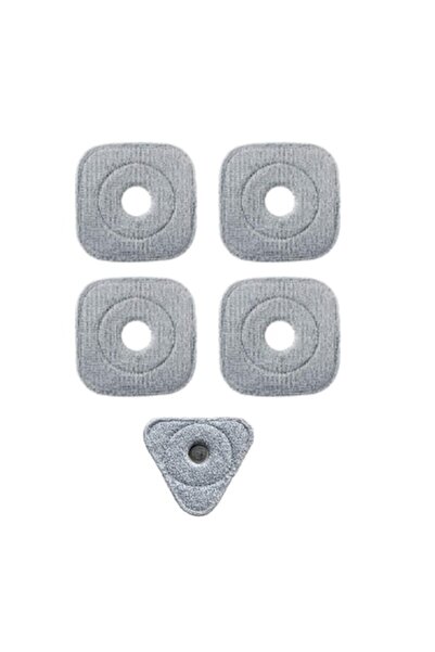 FoTehniq 5 rezerve de mop rotativ GoldenHomeMop FoTehniq®, 4 rezerve pătrate ...