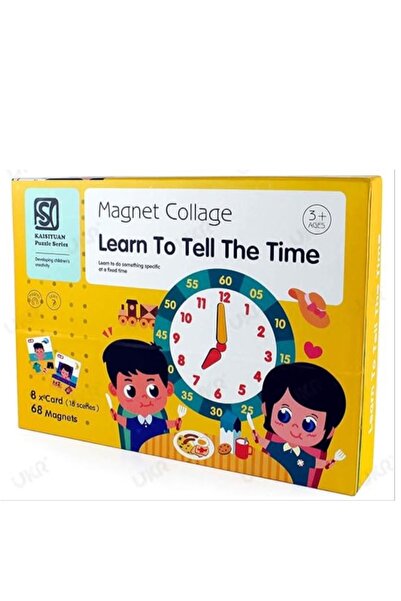 Generic مجموعة لعب مجمعة مغناطيسية إبداعية تعليمية للأطفال - الوقت