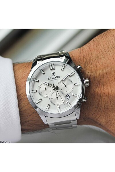 Reward ساعة يد رجالية RWA147191 بسوار فولاذي
