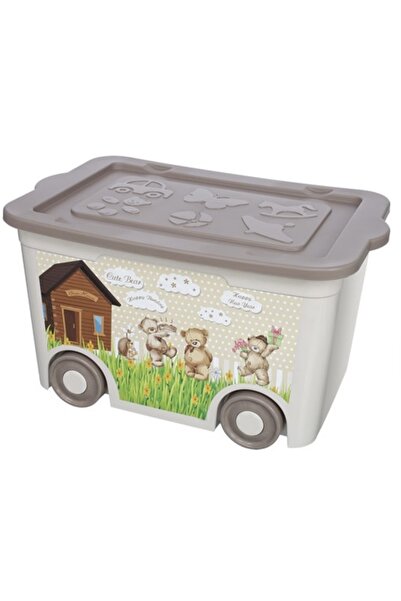 Genel Markalar Desenli tekerlekli oyuncak kutusu