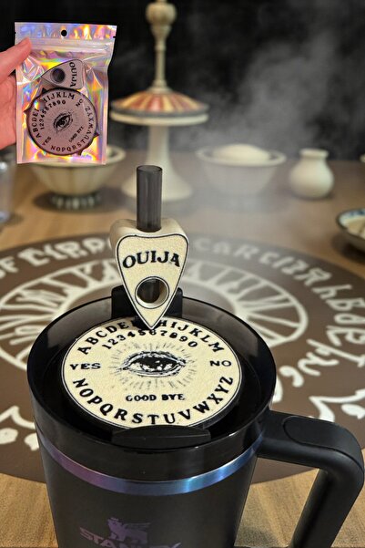 tredblock Termos Uyumlu 2'li Set Ouija Board Ouija Tahtası Pipet Koruyucu/ Pipet Kılıfı/ Pipet Tıpası