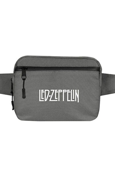 CrowsGate Led Zeppelin Logo Waist Bag Grey Color
