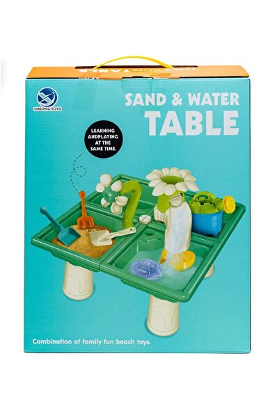 Generic مجموعة ألعاب الشاطئ للأطفال الصغار من طاولة الرمل والماء
