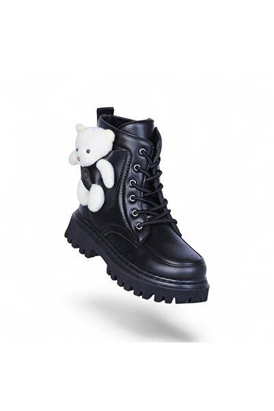 Ayakcenter Μπότες Wanetti 057 Skin Black για κορίτσια