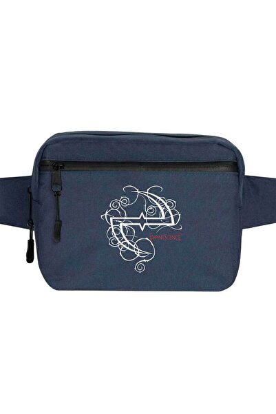 CrowsGate Geantă de talie Evanescence Logo Culoare bleumarin