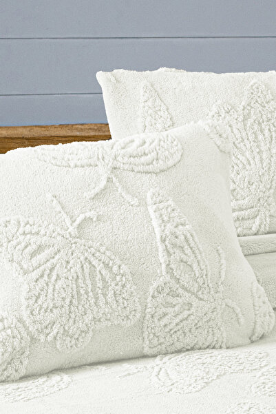 My Catherine Butterfly Patterned Double Soft Wellsoft Blanket / Bedspread 230X250Cm |   Without Pillow