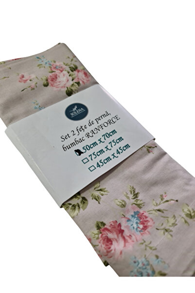 Solena Set of 2 cotton pillowcases Ranforce