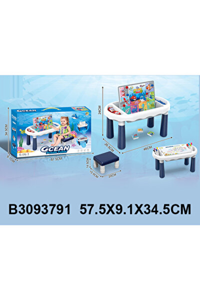 Family Center طاولة ألغاز المحيط 6 في 1 #23-3093791