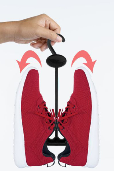 dorbe durable multi-hook organizer dress sneakers shoe holder & hanger