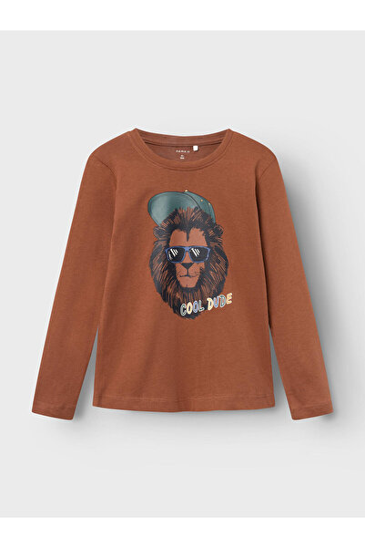 Name it Μπλούζα για αγόρια 13220044 Καφέ