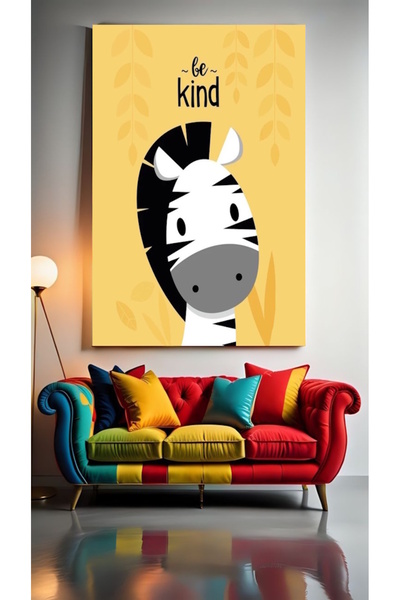 özkacar CAMERĂ PENTRU COPII CRECHÉ BE KİND ZEBRA Acasă Perete Salon Salon de ...