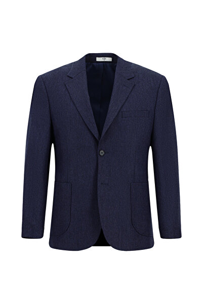 Kiğılı Regular Fit Eyelet Wool Classic Jacket