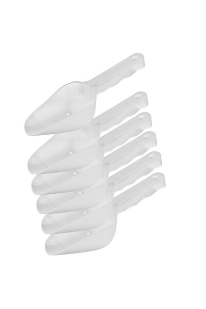 Raki Set of 6 polycarbonate cups 180ml, 12.5x7.5xh6cm, white