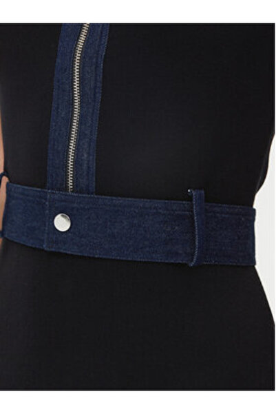 Morgan Γυναικείο Πλεκτό Φόρεμα 251-RMJEAN Μαύρο