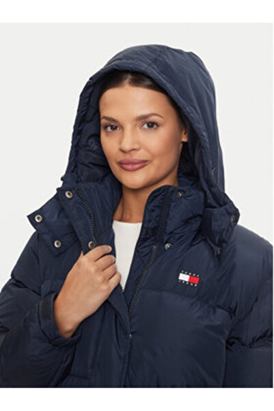 Tommy Jeans Palton de iarnă pentru femei DW0DW18860 Albastru