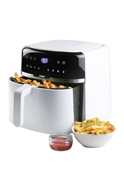 Domo Air Fryer, DOMO, 8 liters, 1800 W, white
