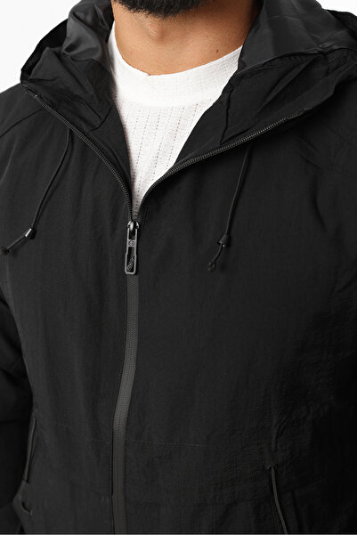 Rodrigo Men's Sports Seasonal Lined Hooded Waterproof Windproof Raincoat