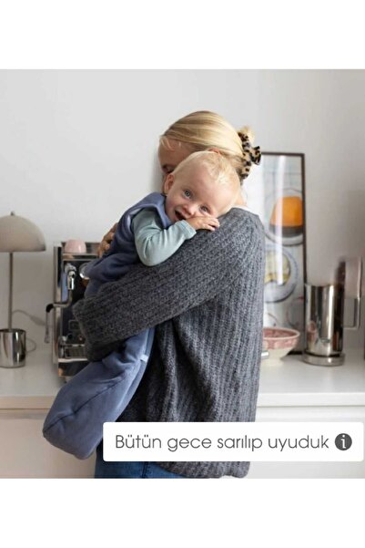 PAMUK HANIM Outlet Winter Sleeping Bag 2.5 Tog Girl - Boy Baby-Child Sleeveless Zippered Sleeping Bag/ Dark Blue