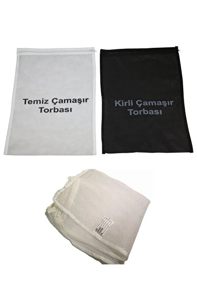 FLAŞ Kirli Temiz Çamaşır Torbası Ve Çamaşır Filesi - Asker Malzemesi