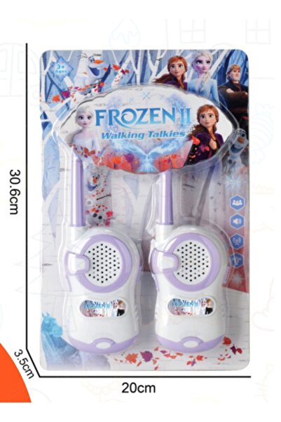 Generic مجموعة لعب الأطفال الإلكترونية من فروزن ثنائية الاتجاه ووكي توكي، هدية للأطفال