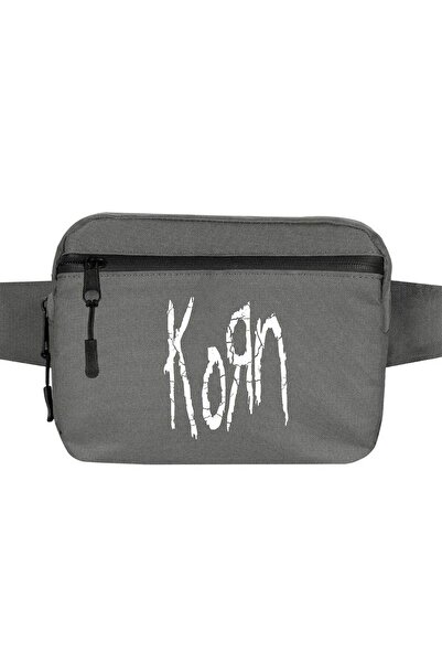 CrowsGate Geantă de talie Korn Logo Culoare gri