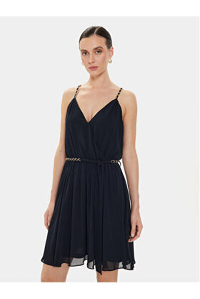 Morgan Γυναικείο Καλοκαιρινό Φόρεμα 241-RENODO M2RENODO Μπλε Σκούρο Μπλε