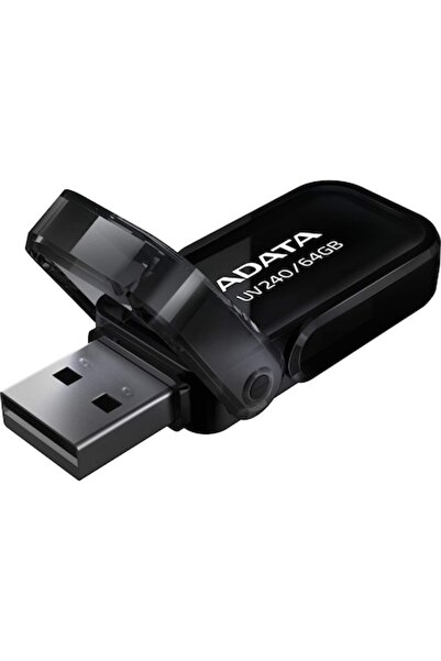 Adata Unitate flash USB UV240, 64 GB, USB 2.0, Negru