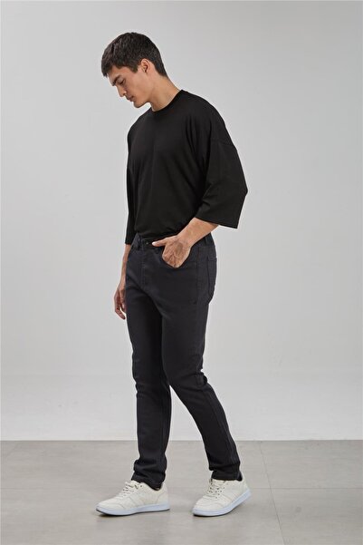 BARRELS AND OIL Men's Regular Fit Trousers - Anthracite