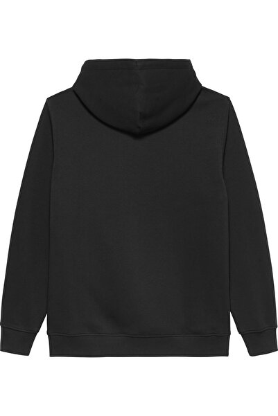 Tommy Hilfiger Černá pánská mikina s kapucí Tjm Reg Linear Logo