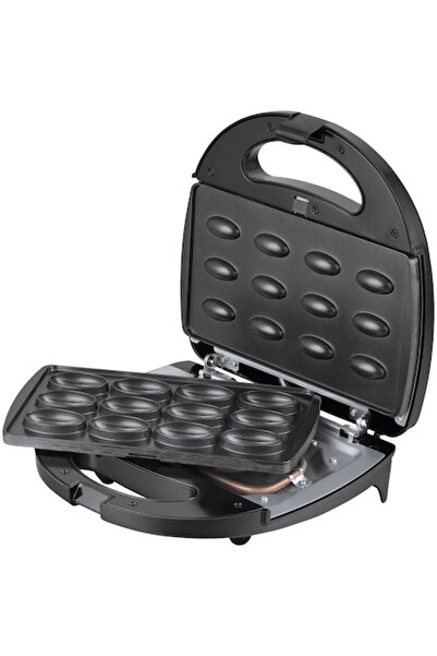 Heinner Aparat de gătit nuci Dessert Supreme HNM-750BKS, 750W, 12 bucăți, plă...