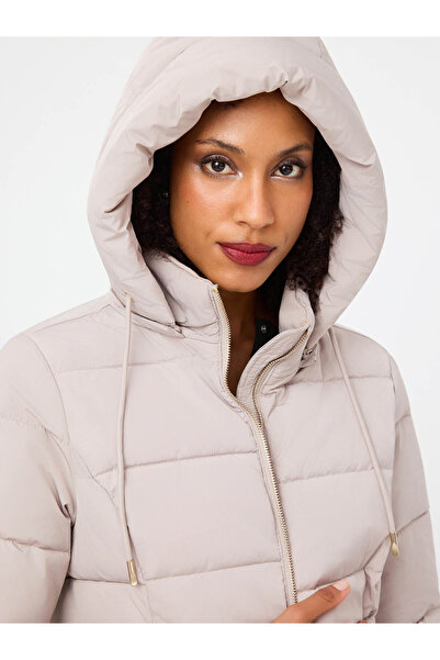 Loft Regular Fit Beige Women's Coat Lf2041091