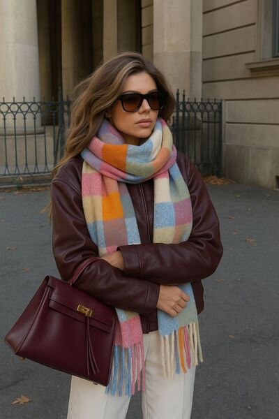 Goldmine Eșarfă Boucle moale premium unisex